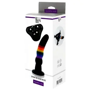 Colorful Love - pripínacie dildo (pestrofarebné)