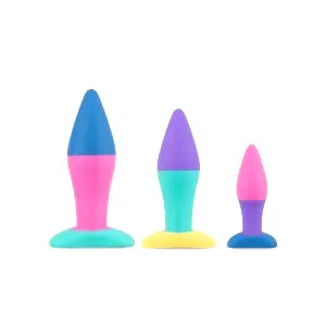 Koda - análny expandujúci plug set (farebný)