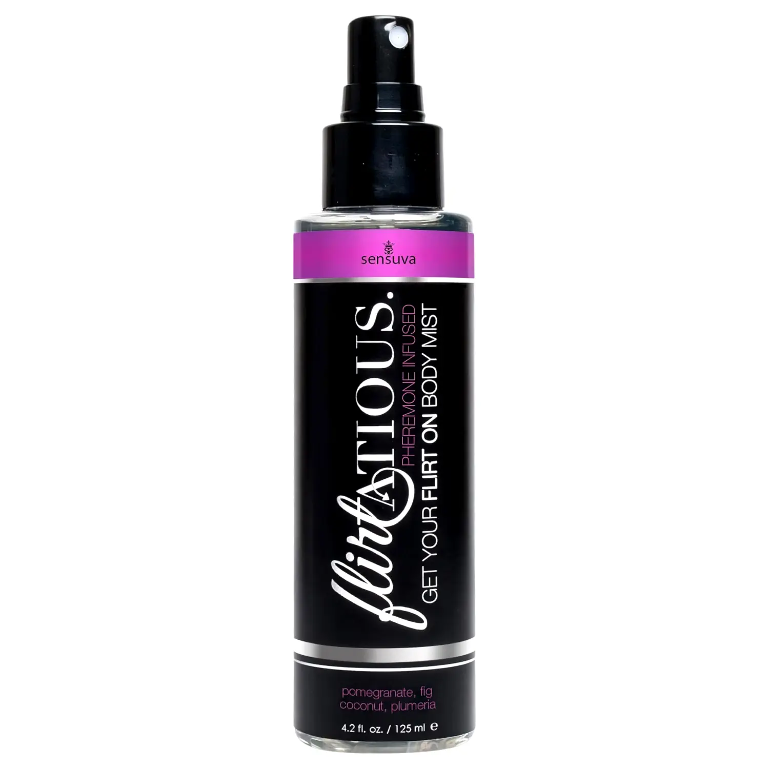 Flirtatious - feromónový sprej - granátové jablko a kokos (125ml) Flirtatious - feromónový sprej - granátové jablko a kokos (125ml)