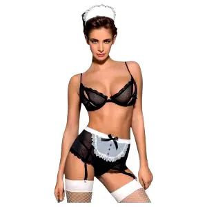 Maidme - sexy kostým chyžná (6 dielov)