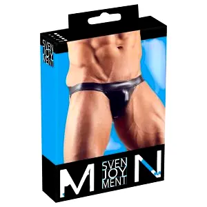Lesklé minimalistické spodky pre mužov (čierne)