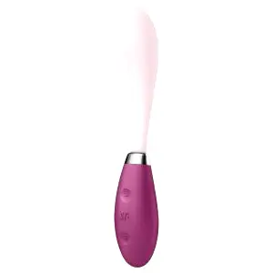 G-Spot Flex 3 - nabíjateľný G-bod vibrátor (ružovo-červený)