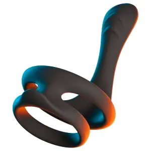Erecto krúžok na penis a semenníky (čierny)