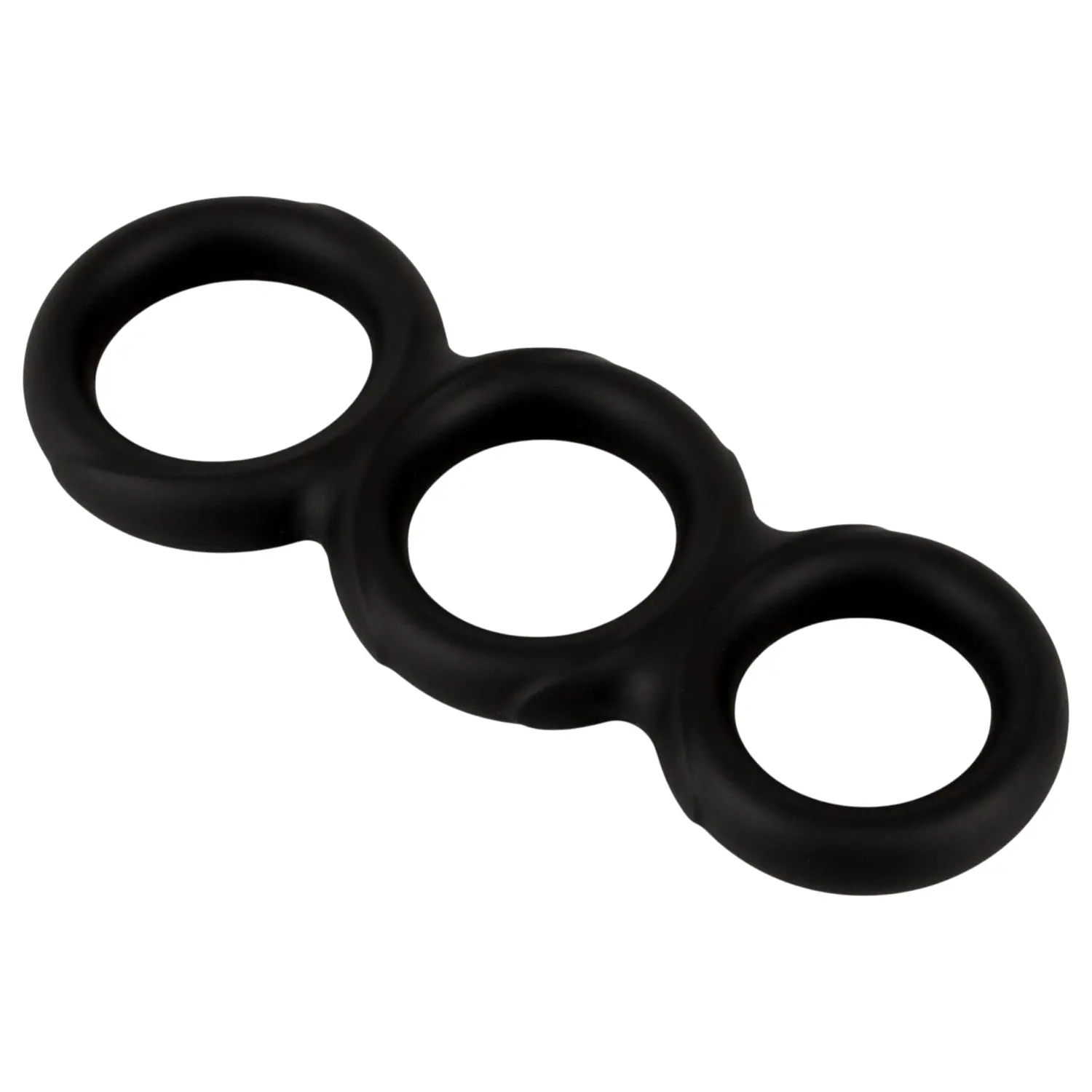 Erecto trojitý krúžok na penis (čierny) Erecto trojitý krúžok na penis (čierny)