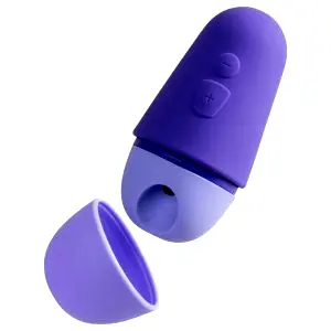 Free X - nabíjateľný stimulátor klitorisu s vlnami (fialový)