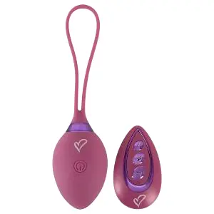 Beau Coeur Rovana vibračné vajíčko s rádiovým ovládaním (fialové)