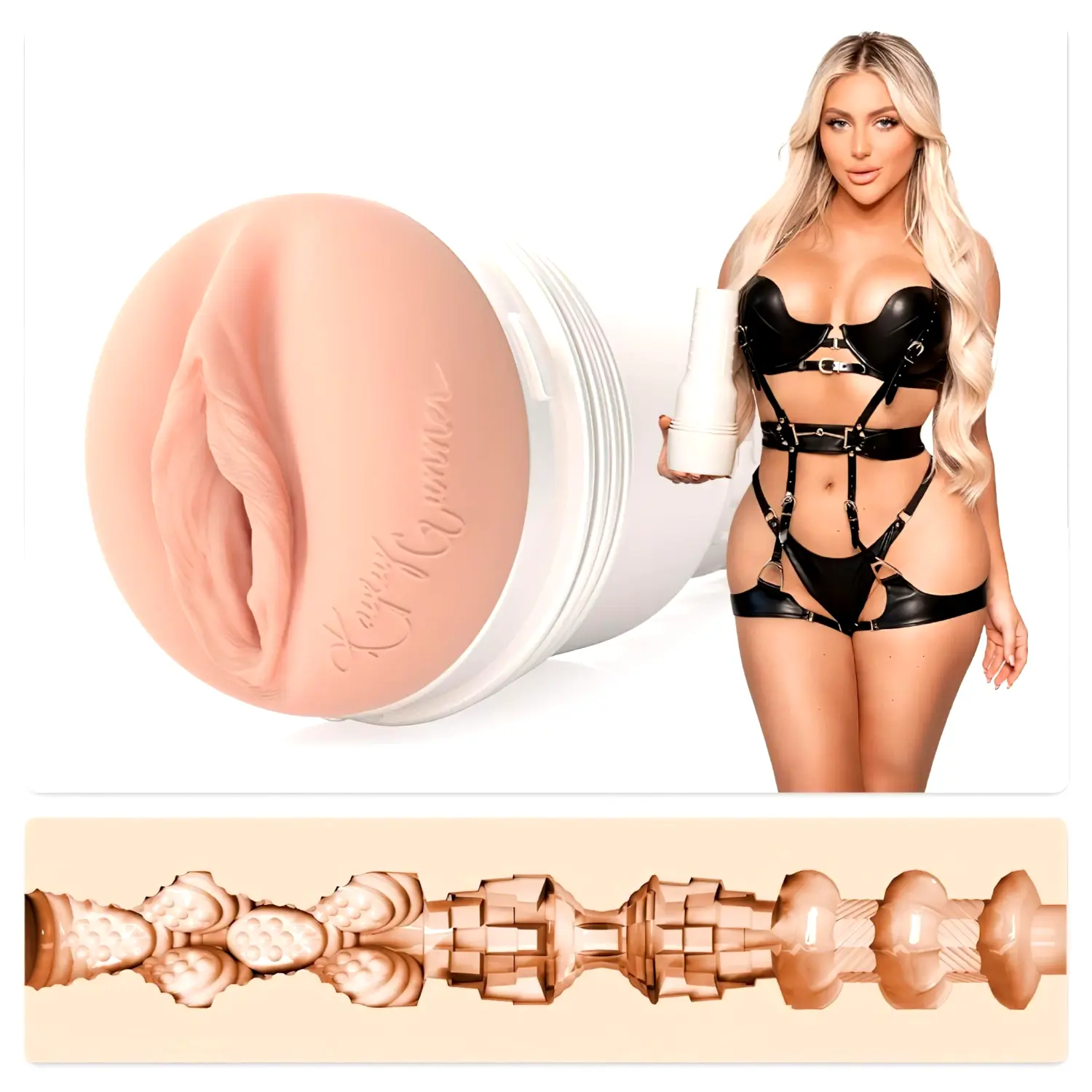 Fleshlight Kayley Gunner realistická vagína (prírodná) Fleshlight Kayley Gunner realistická vagína (prírodná)