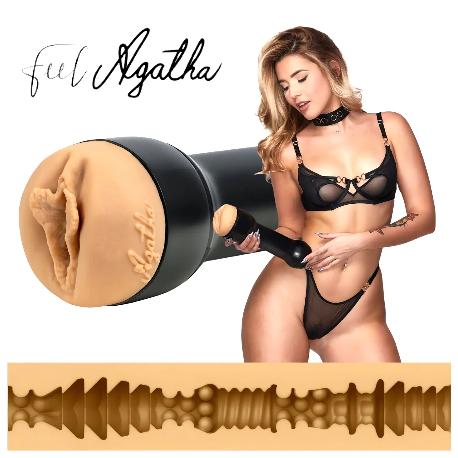 Agatha Vega - umelá vagína - PowerBlow kompatibilná (prírodná) Agatha Vega - umelá vagína - PowerBlow kompatibilná (prírodná)