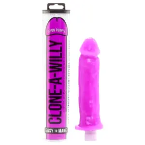 Clone-a-Willy - sada na odliatok penisu s vibrátorom (fialová)