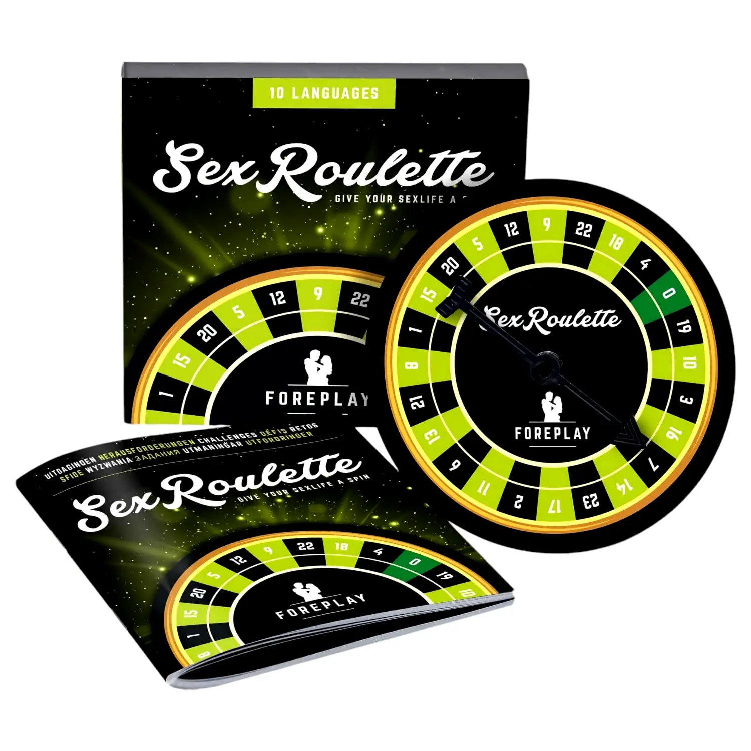 Sex Roulette Foreplay - Ruletová spoločenská hra pre páry Sex Roulette Foreplay - Ruletová spoločenská hra pre páry