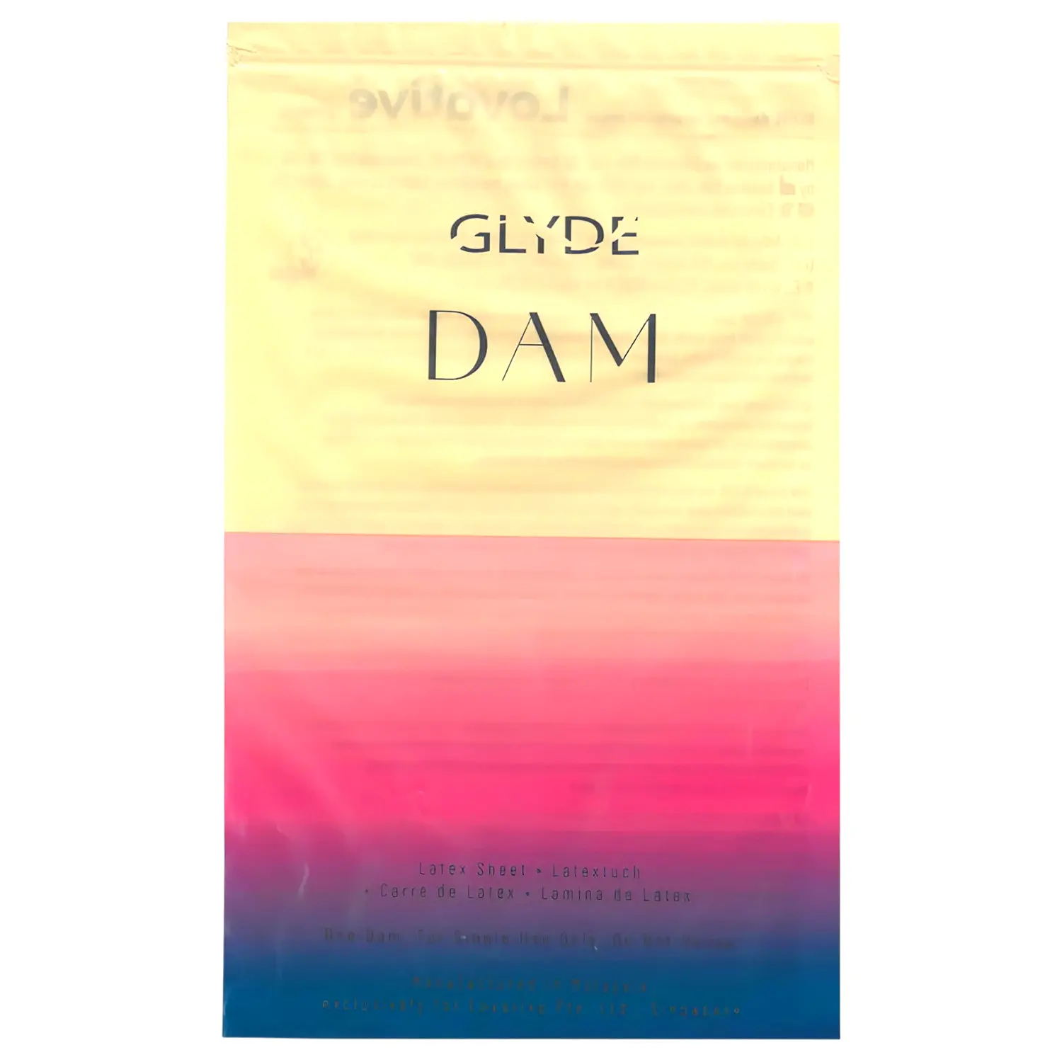 GLYDE vegán latex utierka na orál (vanilka) GLYDE vegán latex utierka na orál (vanilka)