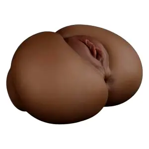 Streetgirl's 12 - umelá vagína torzo a tangá (tmavý naturál)