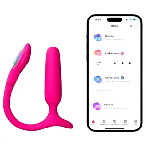 LOVENSE Lush Análny inteligentné vibračné vajíčko (ružové)