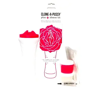 Clone-a-Pussy sada na odliatok vagíny a manžetu (ružová)