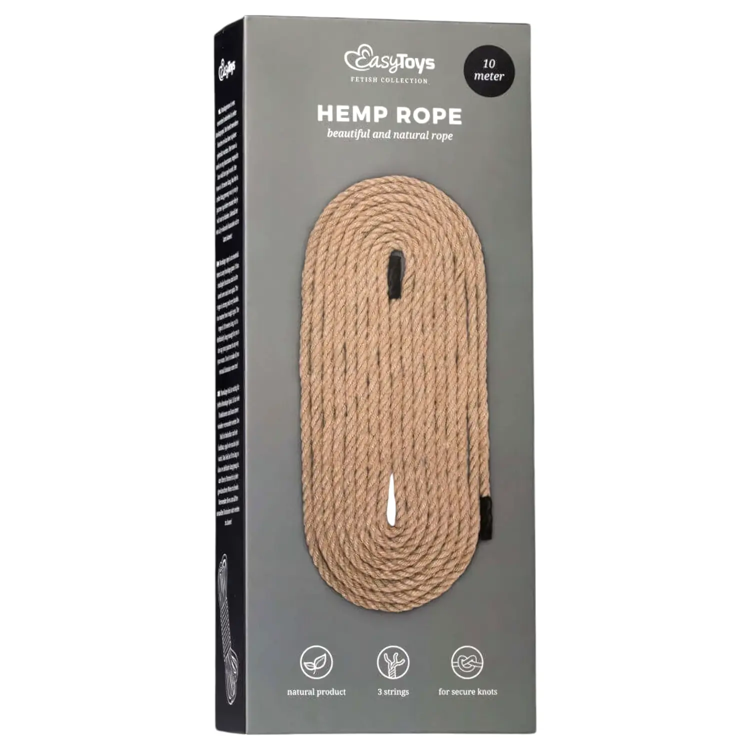 Hemp Rope - bondage lano (10m) - prírodné Hemp Rope - bondage lano (10m) - prírodné