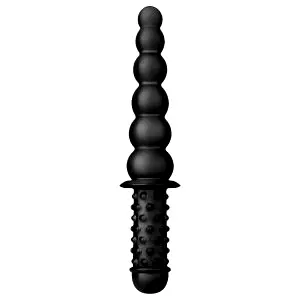 Akimbo - obojstranné análne dildo (čierne)