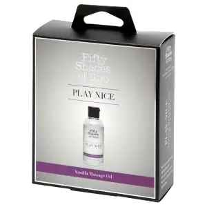 Päťdesiat odtieňov sivej - vanilkový masážny olej (90ml)