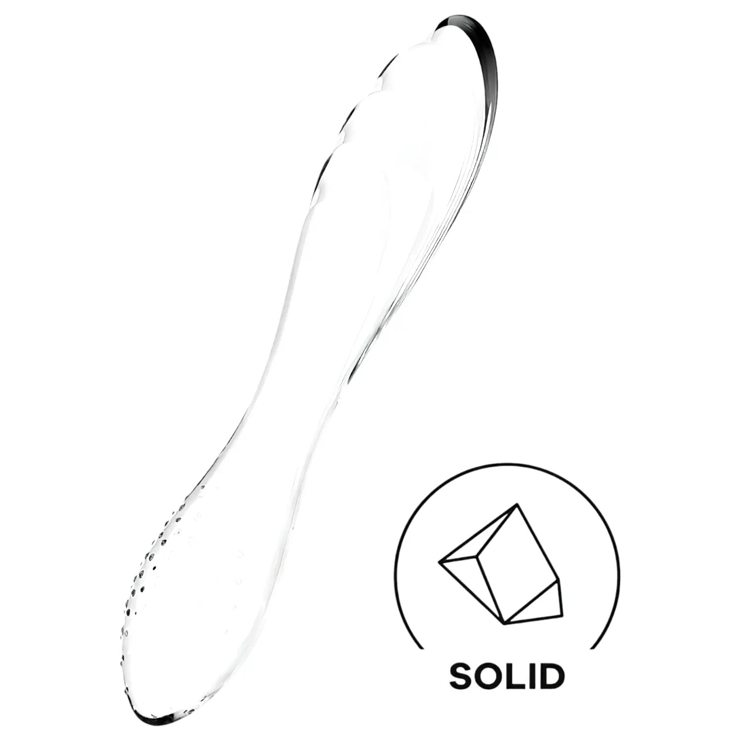 Dazzling Crystal 1 - obojstranné sklenené dildo (priehľadné) Dazzling Crystal 1 - obojstranné sklenené dildo (priehľadné)
