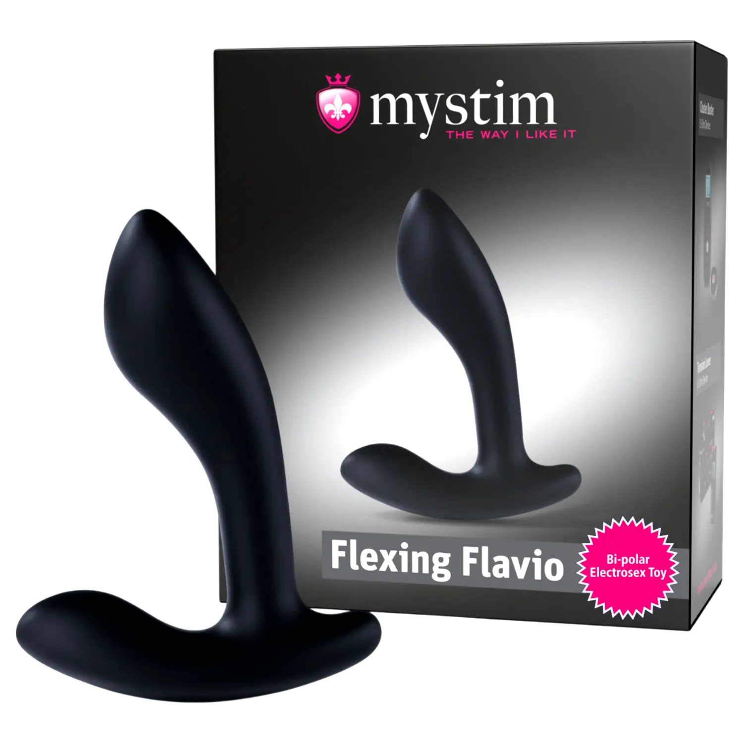 Mystim Flexing Flavio elektro prostatický vibrátor (čierny) Mystim Flexing Flavio elektro prostatický vibrátor (čierny)