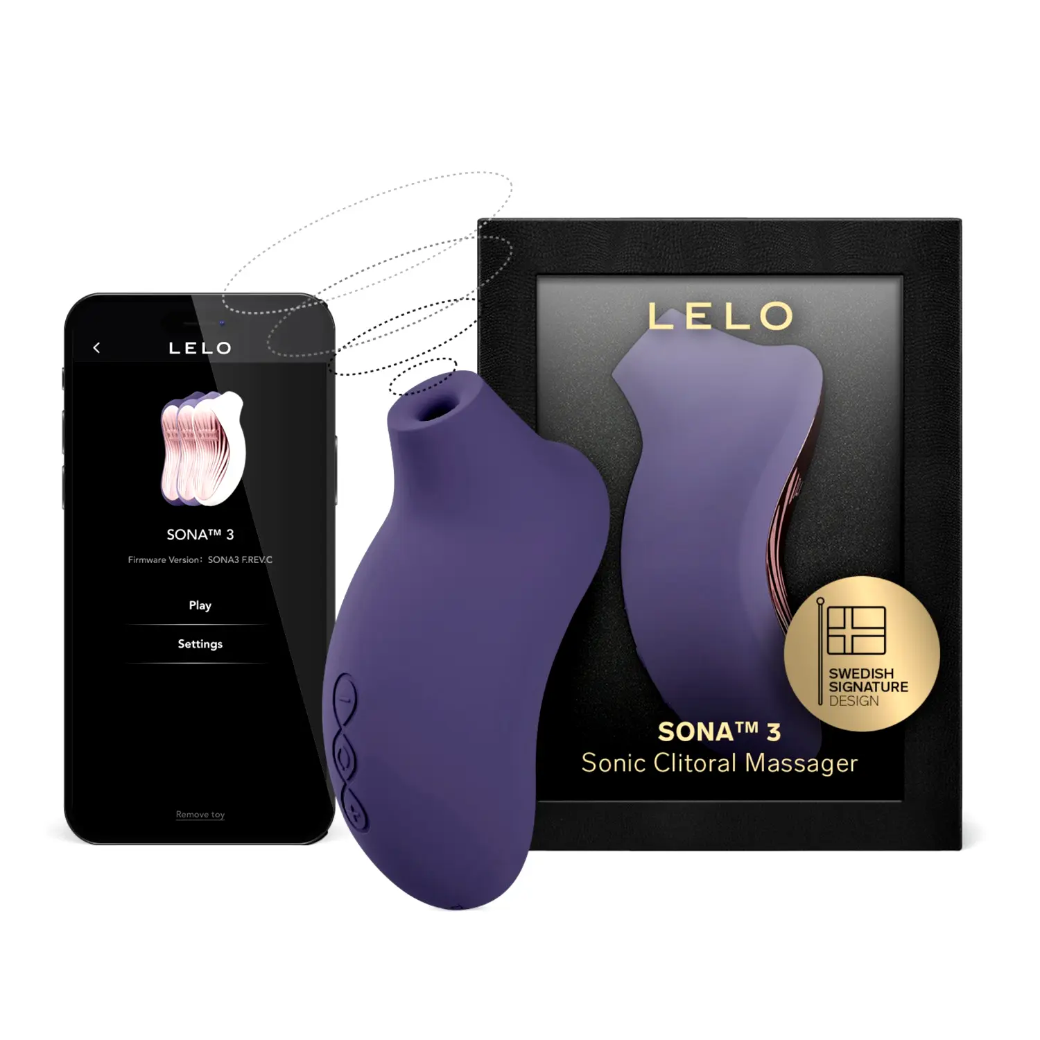 LELO Sona 3 sonický stimulátor klitorisu (fialová) LELO Sona 3 sonický stimulátor klitorisu (fialová)