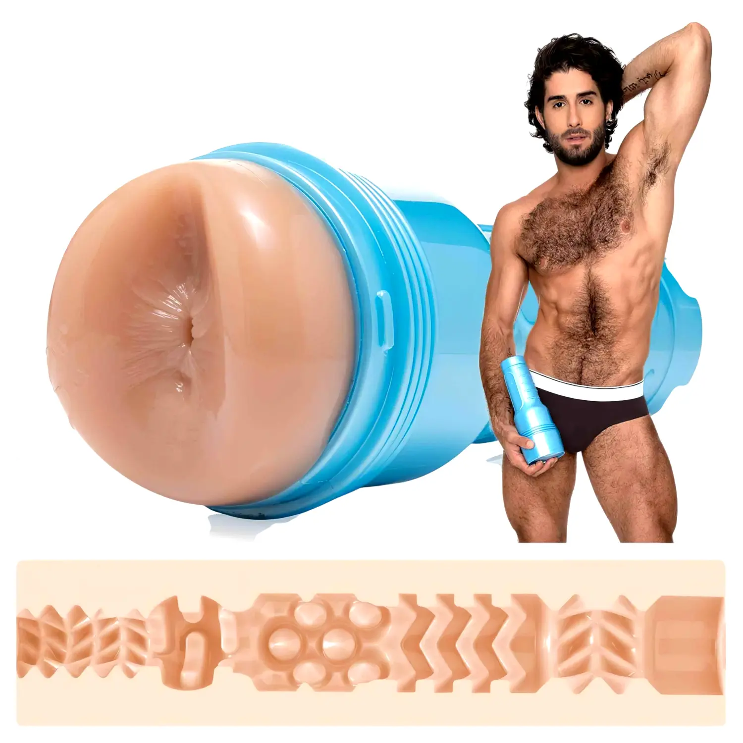 Fleshjack Diego Sans realistický zadkový masturbátor (naturálny) Fleshjack Diego Sans realistický zadkový masturbátor (naturálny)