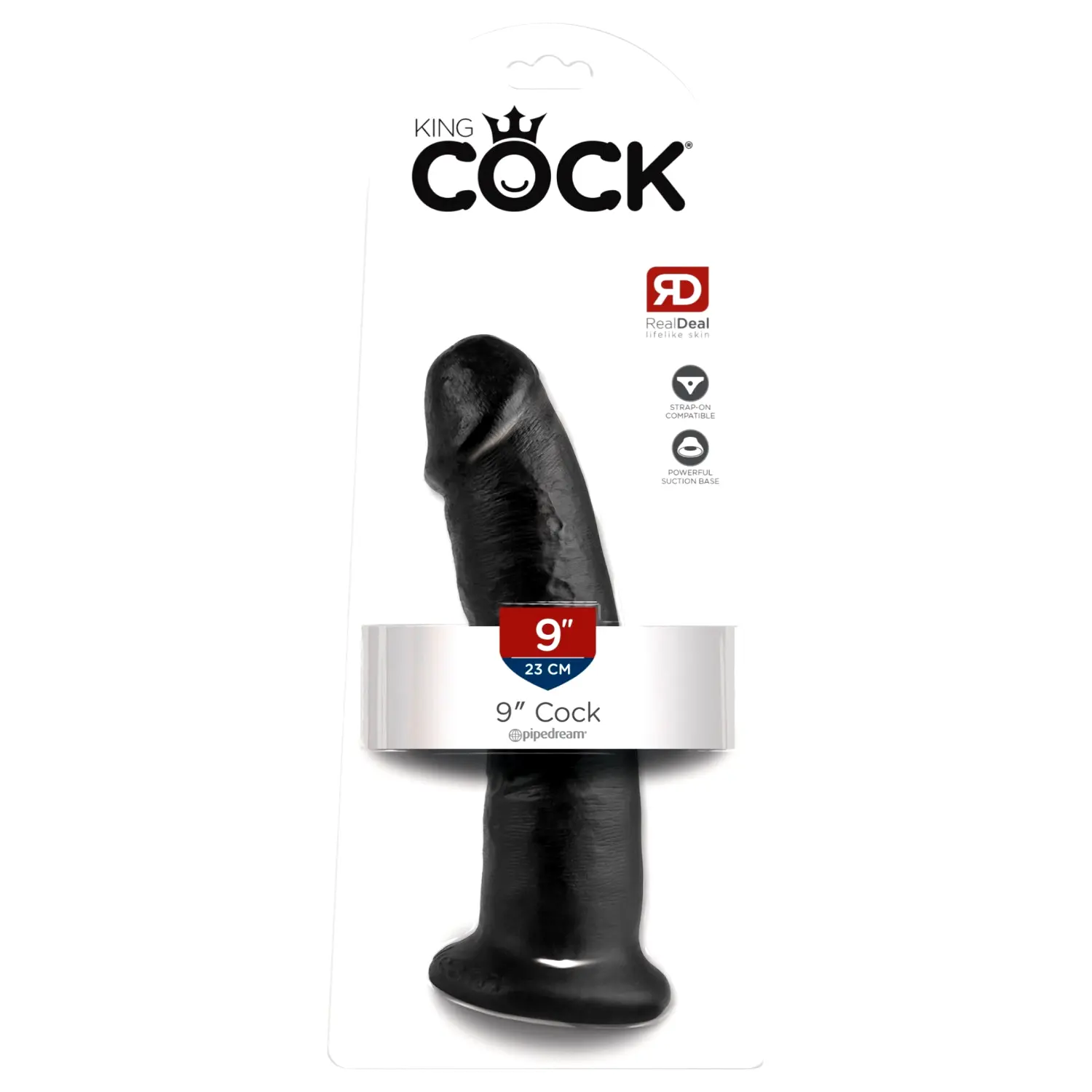 9 - prísavný dildo (čierny) 9 - prísavný dildo (čierny)