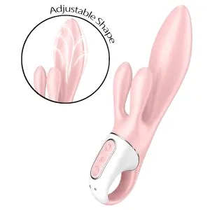 Air Pump Bunny 3 - nafukovací vibrátor (ružový)