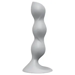 Triple Ball-R - perličkový dildo (sivý)