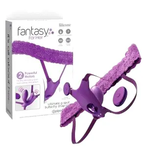 Fantasy For Her - nositeľný vibrátor s G-bodom (fialový)