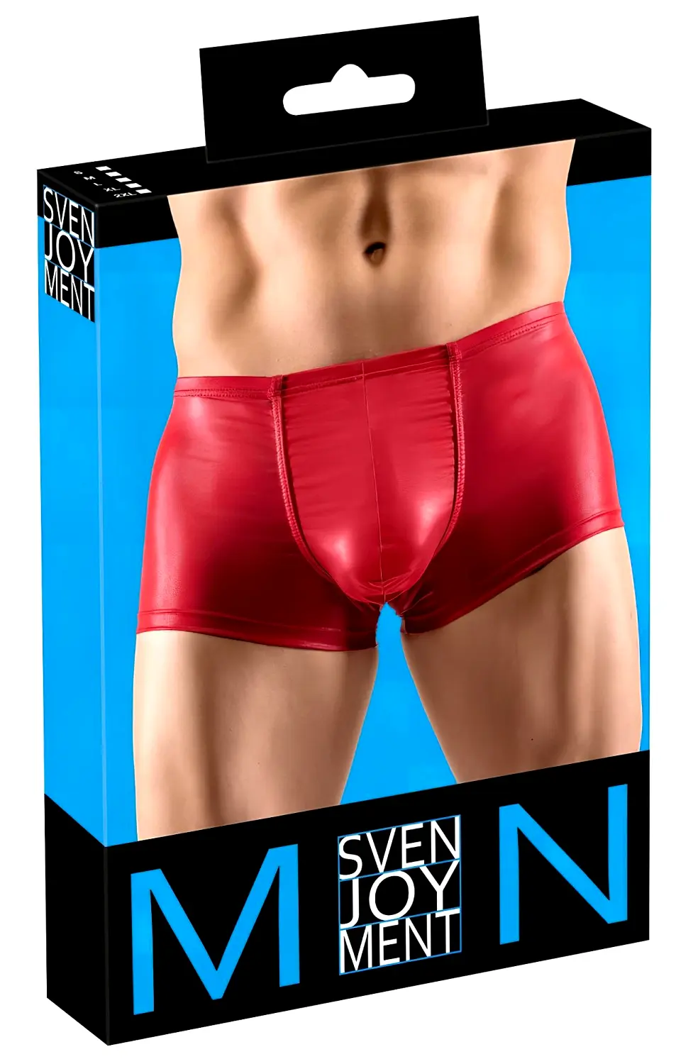 Pánske boxerky push-up - lesklé - červené Pánske boxerky push-up - lesklé - červené