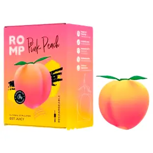 Pink Peach - vibrátor s tlakovými vlnami - ružový