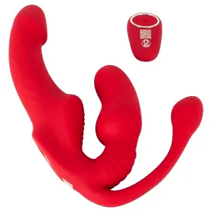You2Toys Strapless nasadzovací 3-ramenný vibrátor (ružový)