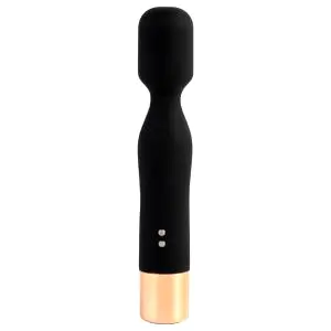 Charming Vibe Wand - masážny vibrátor na báze akumulátora - čierny