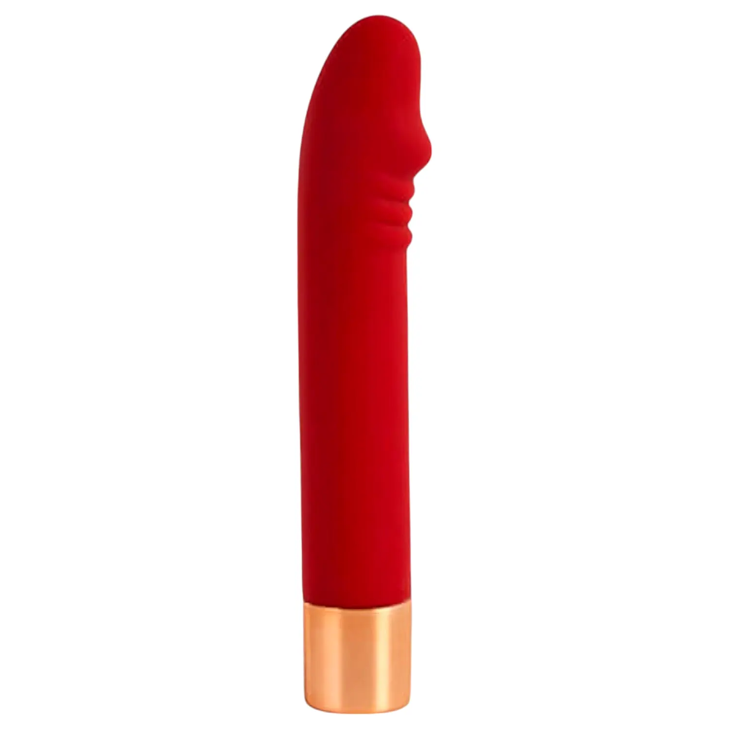 Charming Vibe Dick - vibrátor na G-bod - nabíjateľný - červený Charming Vibe Dick - vibrátor na G-bod - nabíjateľný - červený
