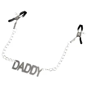 Daddy - klieštiky na bradavky - strieborné