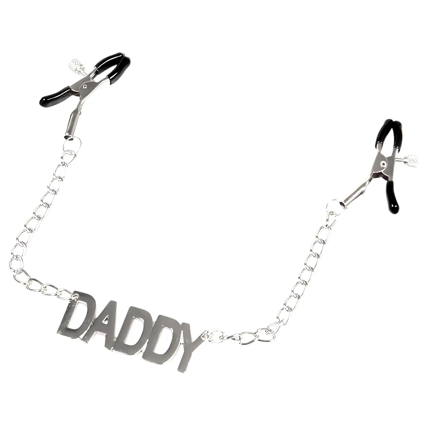 Daddy - klieštiky na bradavky - strieborné Daddy - klieštiky na bradavky - strieborné