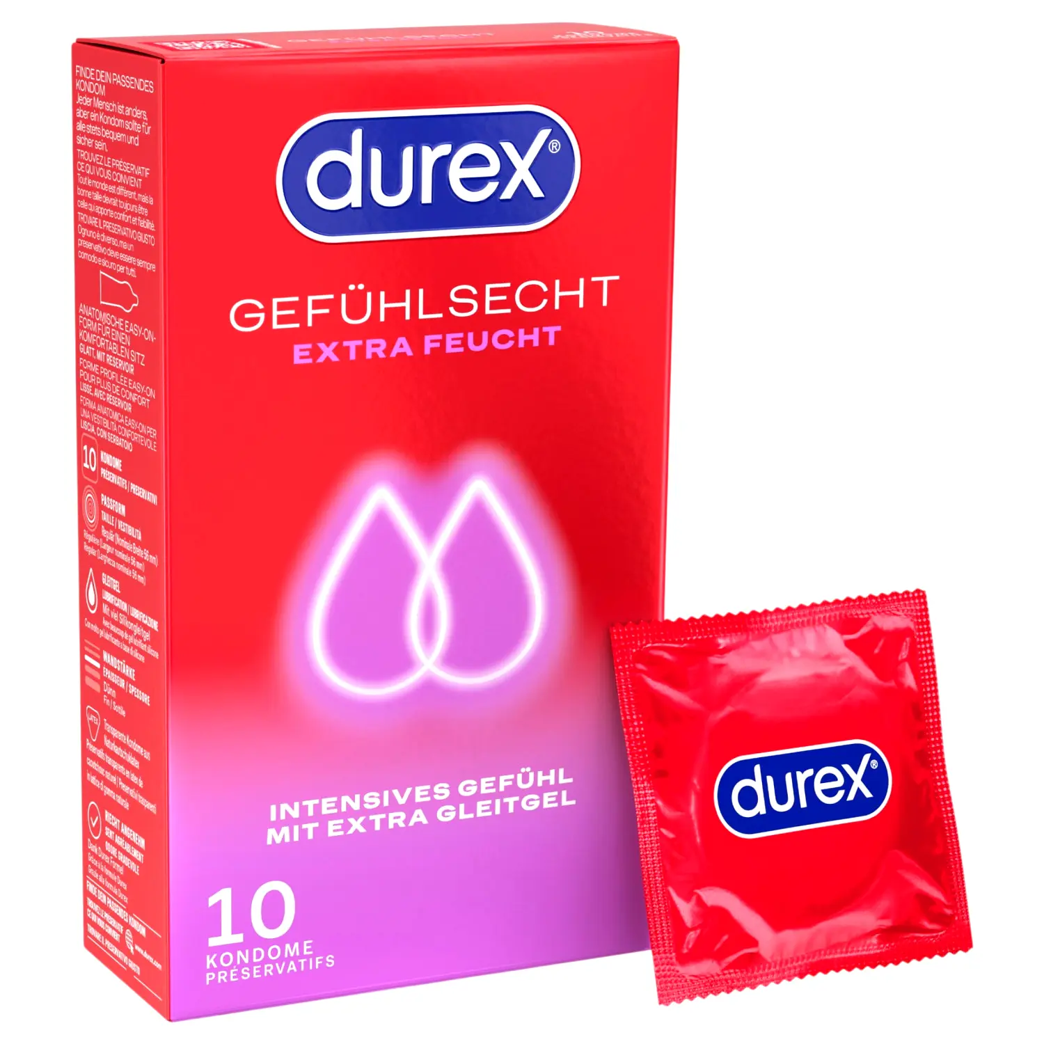 Extra lubrikovaný kondóm (10 ks) Extra lubrikovaný kondóm (10 ks)