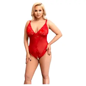 Curves - čipkované body - priehľadné - červené