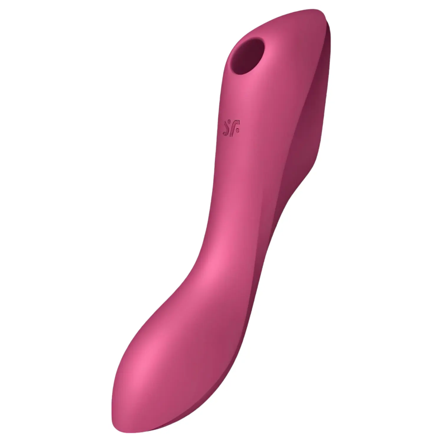 Curvy Trinity 3 - stimulátor klitorisu a vibrátor 2v1 - červený Curvy Trinity 3 - stimulátor klitorisu a vibrátor 2v1 - červený