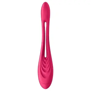 Elastic Game - flexibilný párový vibrátor (ružový)
