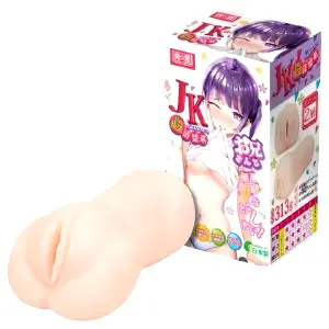 High School Student - hentai umelá vagína masturbátor (prírodná farba)