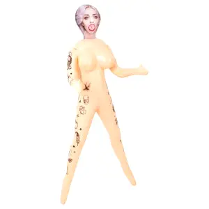 Nafukovacia tetovaná sexuálna bábika