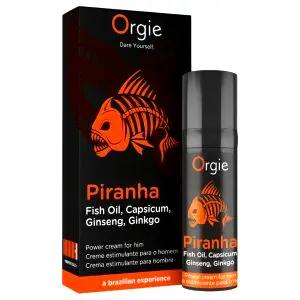 Piranha Power Cream - Stimulačný krém na zvýšenie potencie pre mužov (15 ml)