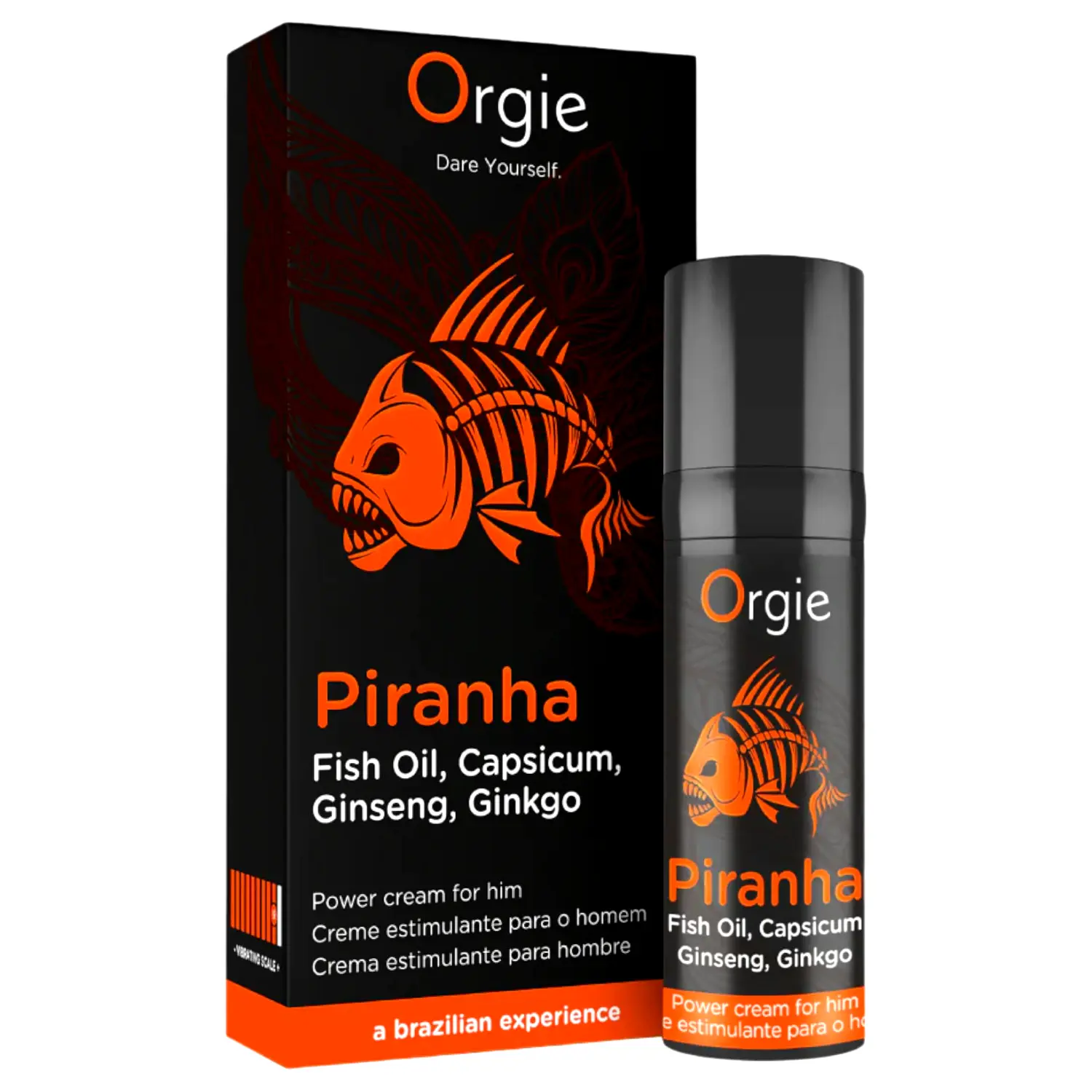 Piranha Power Cream - Stimulačný krém na zvýšenie potencie pre mužov (15 ml) Piranha Power Cream - Stimulačný krém na zvýšenie potencie pre mužov (15 ml)