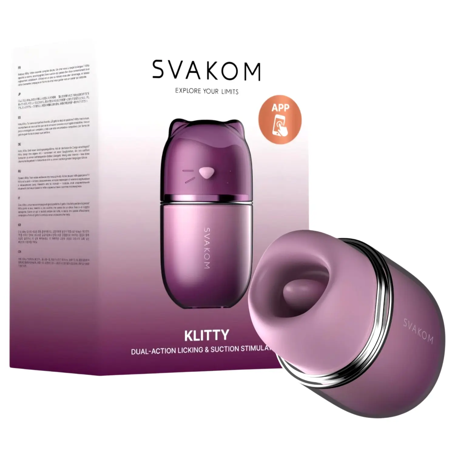 Klitty - lízací vibrátor (fialový) Klitty - lízací vibrátor (fialový)