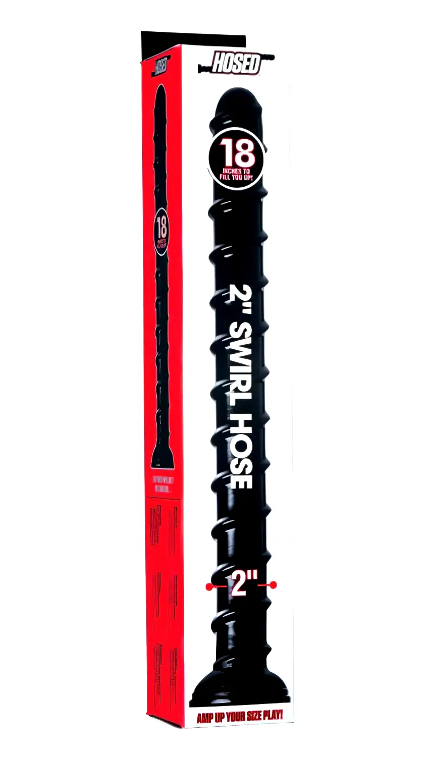 Análny dildo - špirálový tvar - čierny 18 cm Análny dildo - špirálový tvar - čierny 18 cm