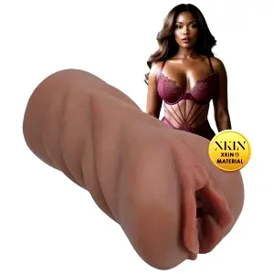 Next Door Amani - realistická umelá vagína masturbátor (tmavá naturálna)