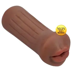 Umelá ústa masturbátor - S (tmavá prirodzená farba)