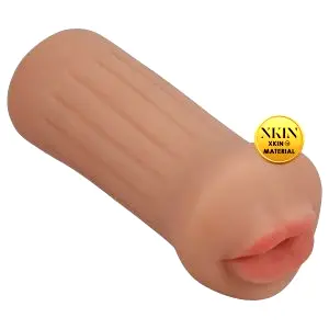 Umelá ústa masturbátor - S (tmavá naturálna farba)
