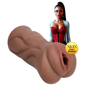 Librarian Paige - realistický umelý vaginálny masturbátor (prírodná farba)